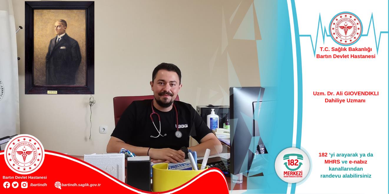 İç Hastalıkları (Dahiliye) Uzmanı Doktor Ali GIOVENTIKLI  hastanemizde göreve başlamıştır.